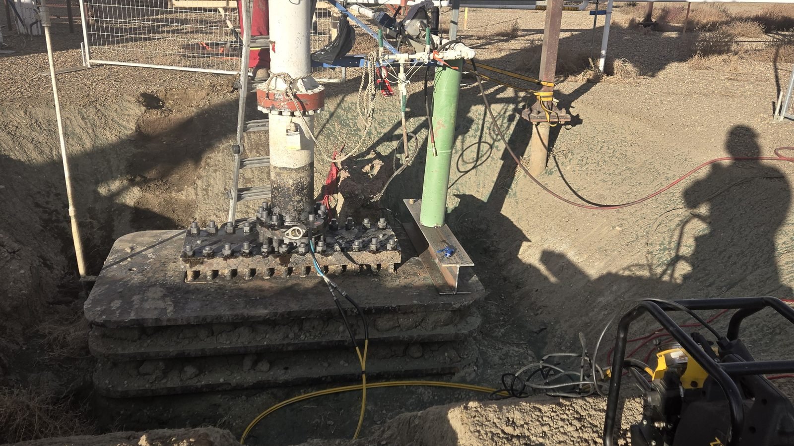Pascal Valve field work at an Alberta oil and gas site